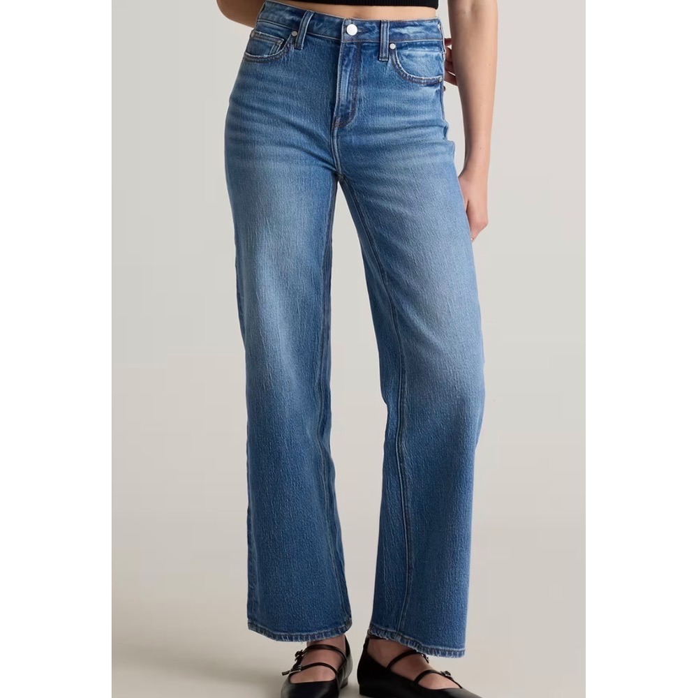 Quince Bella Stretch Relaxed Straight Jeans